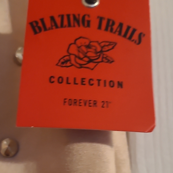 Forever 21 Beige Studded Mini Skirt - Picture 3 of 6